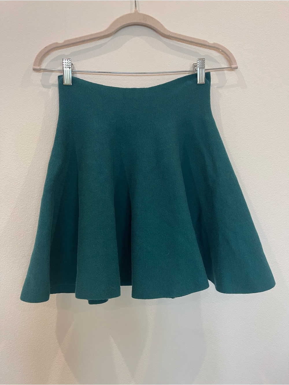 Very J Teal Circle Skirt